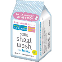 スコッティ シートウォッシュ for トイレット 詰め替え用 1パック（10枚入×2） 日本製紙クレシア