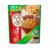 アサヒグループ食品 アマノフーズ インスタント　減塩うちのおみそ汁　赤だしなめこ　1袋(5食入)