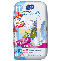 【数量限定】ウェットティッシュ　ムーミン　ノンアルコール　シルコットピュアウォーター　本体　60枚入り　ユニチャーム