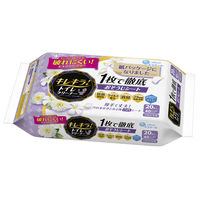 エリエール キレキラ！1枚で徹底トイレおそうじシート 詰め替え 1パック（20枚入）除菌99.9％・消臭・抗菌・防臭 大王製紙