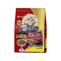 銀のスプーン キャットフード 腎臓の健康維持用 20歳を過ぎてもすこやかに お魚づくし 1.4kg 1袋 ユニ・チャーム