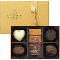 GODIVA（ゴディバ） ゴールドコレクション7粒入り 伊勢丹の紙袋付き 手土産 ギフト チョコレート