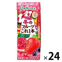 【アウトレット】カゴメ 冬のフルーツこれ一本 いちご＆ざくろブレンド 200ml 1箱（24本入）