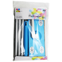 【アウトレット】Mignon（ミナン）　フローリングワイパー　ブルー　山崎産業