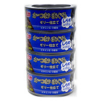 ビックリ キャットフード かつお・まぐろ・しらす入り ゼリー仕立て 150g 1パック（4缶入） ペットライブラリー
