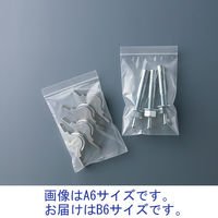 【アウトレット】チャック袋　厚手タイプ　0.1mm厚　B6　140×200mm　　ZBT100-7　1袋（100枚入）伊藤忠リーテイルリンク　チャック付きポリ袋
