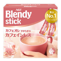 【スティックコーヒー】味の素AGF　ブレンディ スティックカフェオレ やすらぎのカフェインレス　1箱（20本入）