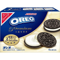 使用不可【アウトレット】【※税率要確認】ヤマザキナビスコ　オレオプレミアム　1箱（4枚入）