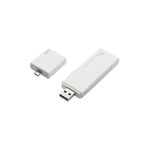ロジテック　Lightning　USBメモリ　USB3.0　16GB　白　LMF-LGU316GWH