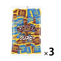 カントリーマアムクリスピー（まろやかバニラ＆ショコラ）　 1セット（約50枚入×3袋） 不二家