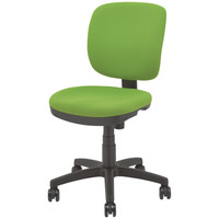 家）AS　ミドルバックチェア　オフィスチェア　肘無　グリーン（直送品）