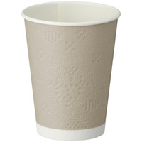 【アウトレット】断熱レリーフカップ 275ml（9オンス） 1袋（50個入）日本デキシー 紙コップ