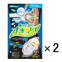 【アウトレット】メントールマスク　ユーカリ　小さめ　KON-5SY　1セット（10枚：5枚入×2袋）　アイリスオーヤマ