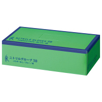 ファーストレイト　ニトリルグローブ3　パウダーフリー　ブルー　Mサイズ　FR-5662　1箱（200枚入）（使い捨てグローブ）