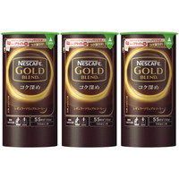 【アウトレット】【インスタントコーヒー】ネスレ日本　ネスカフェ　ゴールドブレンド　エコ＆システムパック　コク深め　110g　1セット（3本）