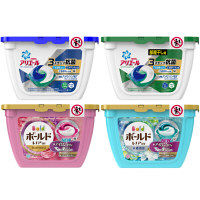 ボールド＆アリエール ジェルボール本体 4種セット（各18粒入） 洗濯洗剤 抗菌 P&G