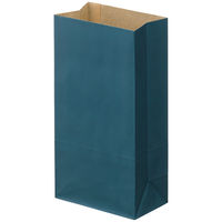 シモジマ／HEIKO カラー角底袋 紺 4号 幅130×高さ235×マチ幅80ｍｍ  1セット（500枚：100枚入×5袋）
