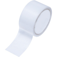 【アウトレット】手で切れる透明テープ　幅50mm×長さ25m　厚さ0.12mm　日本製　半透明クロステープ