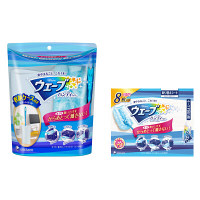 ウェーブ ハンディワイパー 本体+取り替えシート1枚 ケース付き + 取り替えシート ブルー 1パック（8枚入） ユニ・チャーム