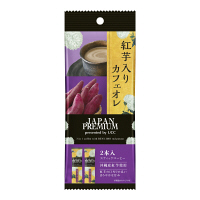 【サンプルS】JAPAN　PREMIUM　紅芋入りミルクコーヒー　1袋（2本入）