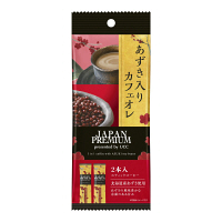 【サンプルS】JAPAN　PREMIUM　あずき入りミルクコーヒー　1袋(2本入）