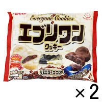 【アウトレット】フルタ製菓　エブリワンクッキー＜バニラ＆ココア＞　チョコチップクッキー　1セット（44枚：22枚入×2袋）