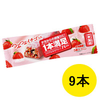 1本満足バー　シリアルストロベリー　9本セット　アサヒグループ食品　栄養補助食品