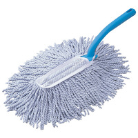 【アウトレット】Mignon（ミナン）　マイクロファイバー　ハンディモップ　ブルー　青　1本　山崎産業