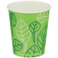 紙コップ　リーフ　205ml（7オンス）　1箱（100個入）