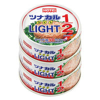 ホテイフーズ　ツナカル　LIGHT（ライト）1/2　サラダ油50%カット　3缶シュリンク　1個