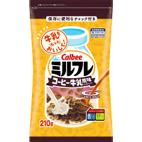 【アウトレット】カルビー　ミルフレコーヒー牛乳風味　210g　1袋
