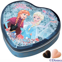 スイートプラザ　ダイヤカットハート缶（アナと雪の女王）　1個