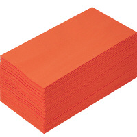 溝端紙工印刷 カラーナプキン 8つ折り 2PLY マンダリン 1袋（50枚入）