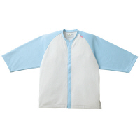 トンボ　キラク　ニットシャツ 　 サックス　 　L　CR821-70　1枚　　（取寄品）
