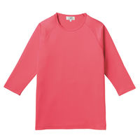 トンボ　キラク　インナー八分袖シャツ　ピンク　S　CR149-14　1枚　　（取寄品）