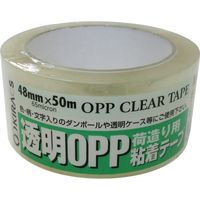 キラックス 透明OPPテープ（65μ）48mmX50m CLOPP（65）-48X50X50P 1セット（50巻）（直送品）