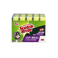 スリーエム (3M) スコッチ・ブライト (TM)  抗菌ウレタンスポンジたわし （5個） S-21K 5PC