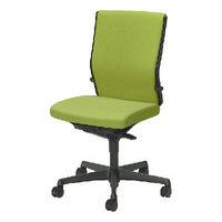 C435ZR FFW6 |オカムラ エスクード オフィスチェア ハイバック 肘無し グリーン 1脚（直送品）