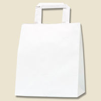 HEIKO　Hフラットチャームバッグ　220-2　白無地　3277405　1セット（200枚）