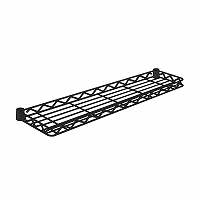 ホームエレクター ハーフシェルフ ブラック 幅1200×奥行180mm H748B 1枚（直送品）