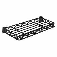 ホームエレクター ハーフシェルフ ブラック 幅350×奥行180mm H714B 1枚（直送品）