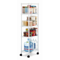 ホームエレクター　（セット品）スペースラック　ホワイト　幅450mm×奥行300mm×高さ1435mm　HSR02