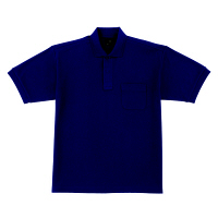 自重堂 半袖ポロシャツ 男女兼用 ネービー SS 47614（取寄品）