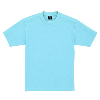 自重堂 半袖Tシャツ 男女兼用 サックス S 47624（取寄品）