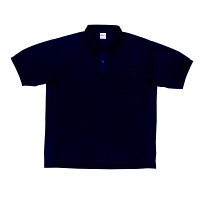 自重堂 半袖ポロシャツ 男女兼用 ネービー EL 47664（取寄品）