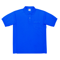 自重堂 半袖ポロシャツ 男女兼用 ロイヤルブルー M 47664（取寄品）