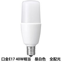 ヤザワコーポレーション（YAZAWA）　T形　LED電球 40W形 E17 昼白色 LDT5NGE17