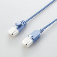 LANケーブル 2m cat6 爪折れ防止 ギガビット より線 やわらか ブルー AS-LAN6SW20BU エレコム 1本