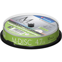 三菱ケミカルメディア 長期保存用メディア M-DISC DVD-R スピンドル  1パック（10枚入）