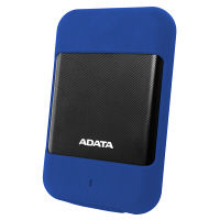 ADATA 防水・耐衝撃G衝撃センサー対応HDD 2TB ブルー AHD700-2TU31-CBL 1台